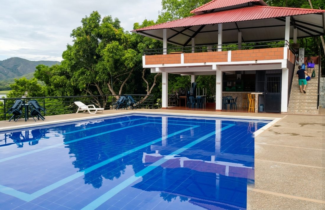 Zona de piscina
